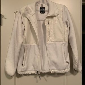 Women's White North Face Coat